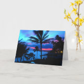 De Zonsondergang van Kauai Kaart (Gele Bloem)