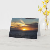 De Zonsondergang van Maui Kaart (Gele Bloem)