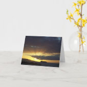 De Zonsondergang van Maui Kaart (Gele Bloem)