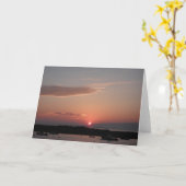 De Zonsondergang van Nantucket Kaart (Gele Bloem)