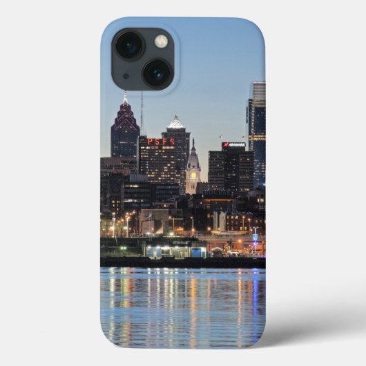 De zonsondergang van Philly Case-Mate iPhone Case (Achterkant)
