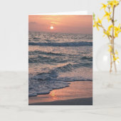 De Zonsondergang van Sarasota Kaart (Gele Bloem)