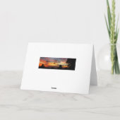 De Zonsondergang van Winnebago van het meer Kaart (Achterkant)