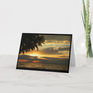 De Zonsondergang van Winnebago van het meer Kaart