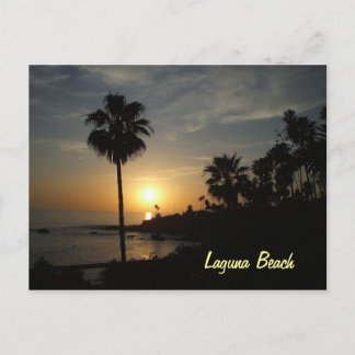 De zonsondergangbriefkaart van het Laguna Beach Briefkaart