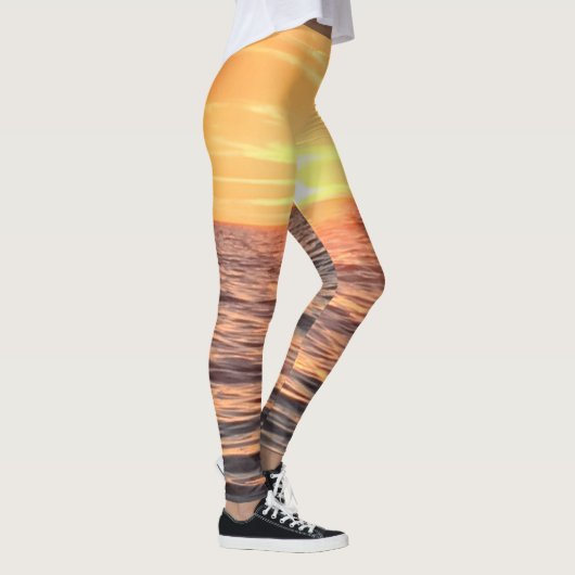 De zonsonderste oceaan leggings (Rechts)