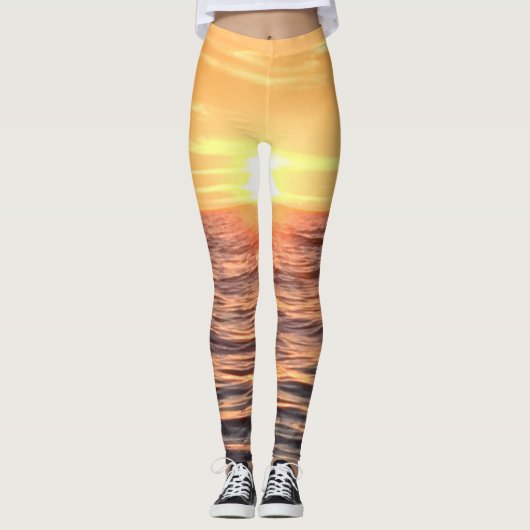 De zonsonderste oceaan leggings (Voorkant)