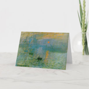 De Zonsopgang die van Monet Briefpapier Notecards Notitiekaartje