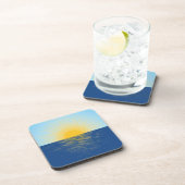De zonsopgang over de Nieuwe Begin van de Oceaan Bier Onderzetter (Rechterzijde)