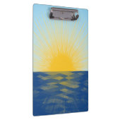 De zonsopgang over de Nieuwe Begin van de Oceaan Klembord (Rechts)