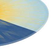 De zonsopgang over de Nieuwe Begin van de Oceaan Snijplank (Hoek)