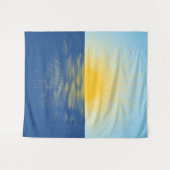 De zonsopgang over de Nieuwe Begin van de Oceaan Wandkleed (Voorkant (horizontaal))