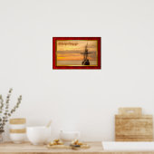 De Zonsopgang Reis Poster (Keuken)