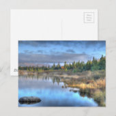 De Zonsopgang van de herfst bij Moosehead Meer Briefkaart (Voorkant / Achterkant)