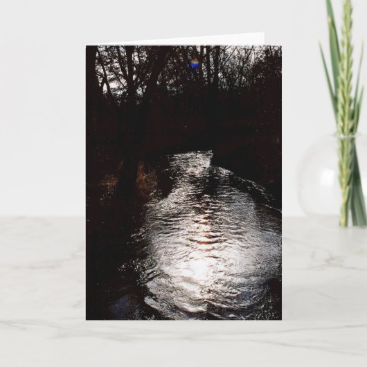 De Zonsopgang van de Kreek van de otter Kaart (Voorkant)