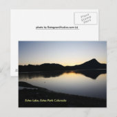 De zonsopgang van mijn dochter, Estes Lake, Estes  Briefkaart (Voorkant / Achterkant)