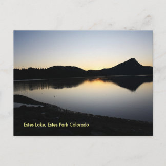 De zonsopgang van mijn dochter, Estes Lake, Estes  Briefkaart
