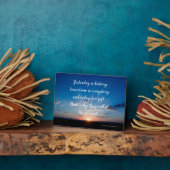 De zonsopgang vandaag is een schitterende Inspirer Fotoplaat (Zijkant)