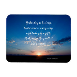 De zonsopgang vandaag is een schitterende Inspirer Magneet