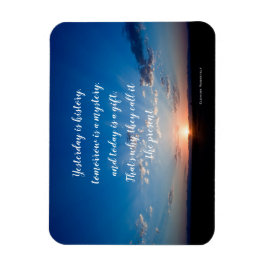 De zonsopgang vandaag is een schitterende Inspirer Magneet