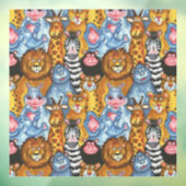 De zoo-bemanning raamsticker (Vel 3)