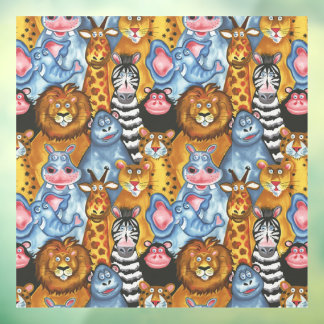 De zoo-bemanning raamsticker