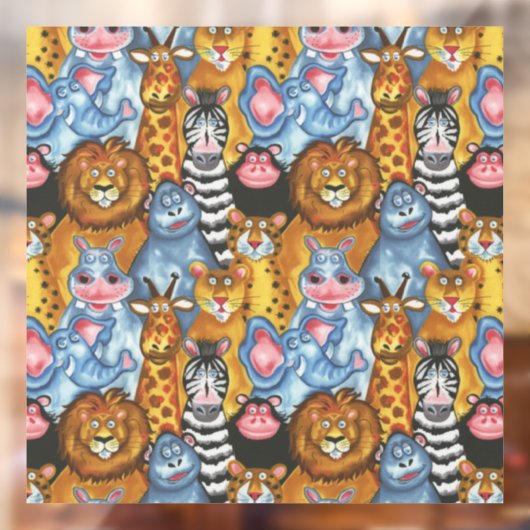 De zoo-bemanning raamsticker (Vel 2)