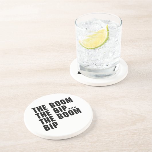 De zoombalk zandsteen onderzetter (Zijkant)