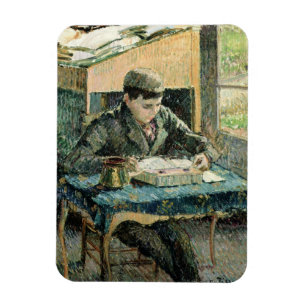De zoon van de kunstenaar, 1893 (olie op doek) magneet