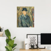 De zoon van de kunstenaar, Paul Cézanne Fine Art Poster (Thuiskantoor)
