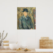 De zoon van de kunstenaar, Paul Cézanne Fine Art Poster (Keuken)