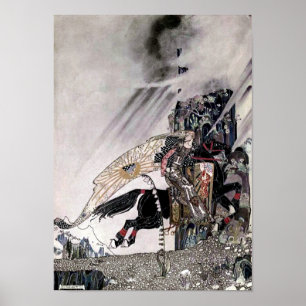 De zoon van de weduwe door Kay Nielsen Print