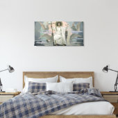 De zoon van God - het Woord van God, 1885-1996 Canvas Afdruk (Insitu (Slaapkamer))