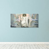 De zoon van God - het Woord van God, 1885-1996 Canvas Afdruk (Insitu (Houten vloer))
