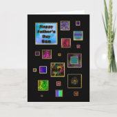 DE ZOON VAN VADERDAG - ABSTRACTE VIERKANTEN KAART (Voorkant)