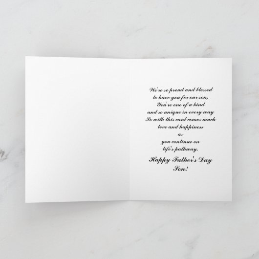 DE ZOON VAN VADERDAG - ABSTRACTE VIERKANTEN KAART (Binnen)