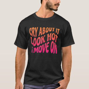 De zorg over het kijkt hete Beweging op Motivatie  T-shirt