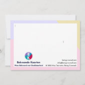 De Zorgorganisatie staat klaar Bedankkaart (Achterkant)