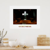 De zout kathedraal reisbureau poster (Keuken)