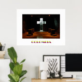 De zout kathedraal reisbureau poster (Thuiskantoor)