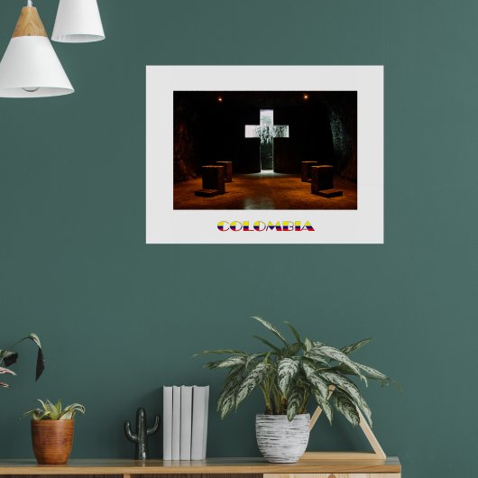 De zout kathedraal reisbureau poster (Woonkamer 1)