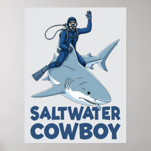De Zoutwater Cowboy Poster