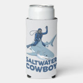 De Zoutwater Cowboy Seltzer Blikjeskoeler (Seltzer Voorkant)