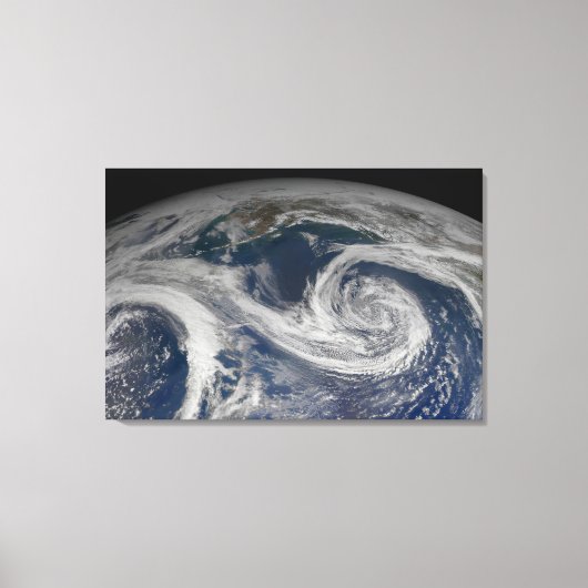 De zuidelijke kust van Alaska en de Golf van Alask Canvas Afdruk (Voorkant)