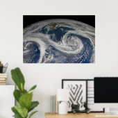 De zuidelijke kust van Alaska en de Golf van Alask Poster (Thuiskantoor)