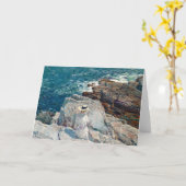 De Zuidelijke Ledges, Appledore | Childe Hassam Kaart (Gele Bloem)