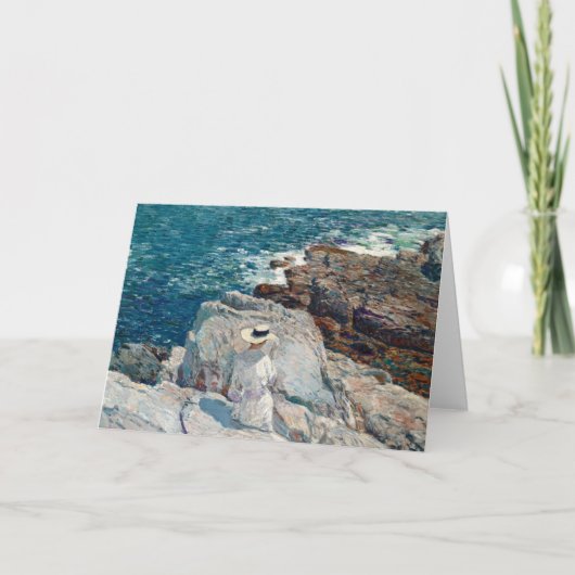 De Zuidelijke Ledges, Appledore | Childe Hassam Kaart (Voorkant)