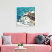 De zuidelijke randen, Appledore, van Childe Hassam Canvas Afdruk (Insitu (Woonkamer))