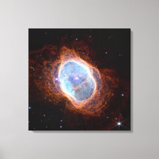 De Zuidelijke Ring Nebula Canvas Afdruk (Voorkant)