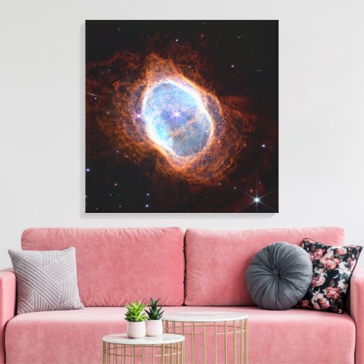De Zuidelijke Ring Nebula Canvas Afdruk (Insitu (Woonkamer))